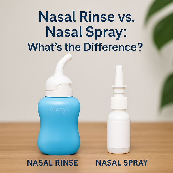 Nasal Rinse vs. Nasal Spray: What’s the Difference?